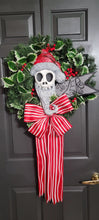 Santa Skull Deluxe Wreath