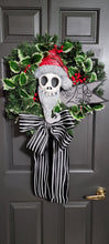 Santa Skull Deluxe Wreath