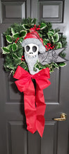 Santa Skull Deluxe Wreath