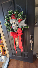 Santa Skull Deluxe Wreath