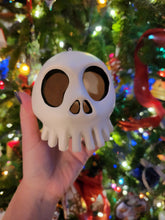 Mansion Skull and Pumpkin Ornament Set