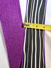 Crooked lines ribbon, lined ribbon, stripe ribbon, stripe abd glitter ribbon