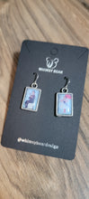 Double sided Stretching Room Portrait Dangle Earrings