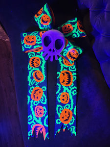 UV Pumpkins Ribbon and Bows