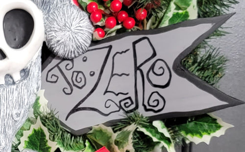 Zero Tag *Wreath add on or Ornament*