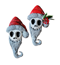 15" Santa Skull