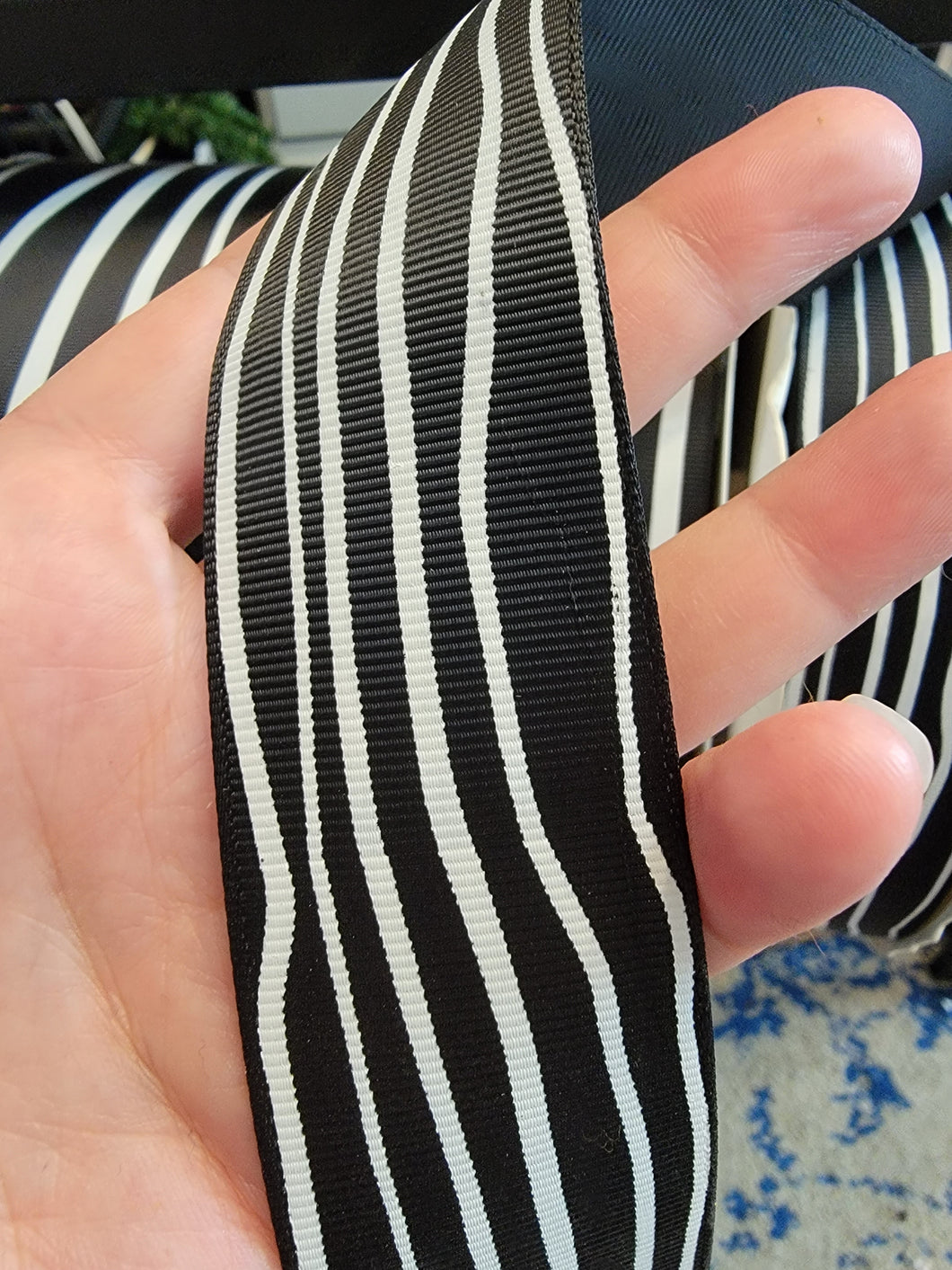 squiggly Stripe Ribbon. 