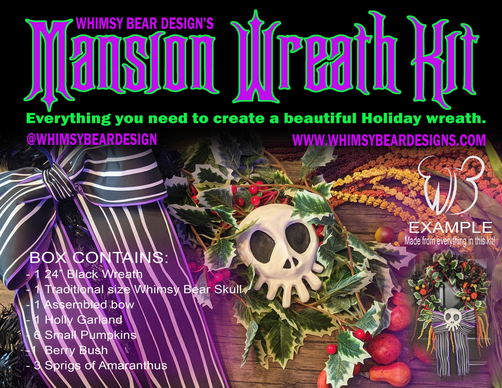 Traditional wreath kit