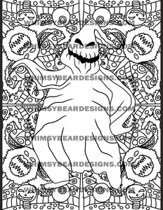 Nightmare Before Christmas Coloring Sheets