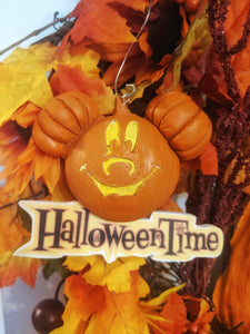 Mickey Pumpkin Halloween Time Ornament