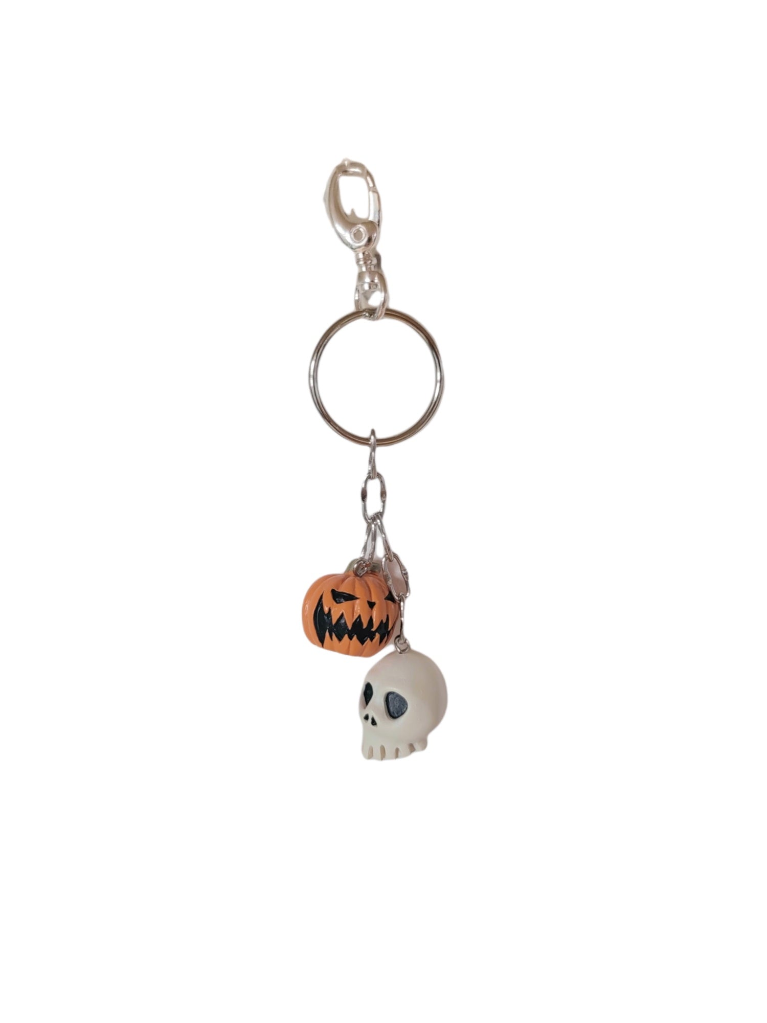 Skull discount bag charm