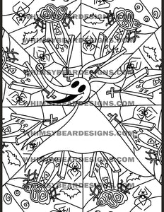 Nightmare Before Christmas Coloring Sheets