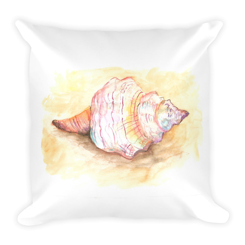 Beach Vibes Shell Pillow